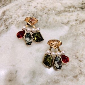 Atelier Swarovski x Jason Wu Mosaic Multi-Color Earrings